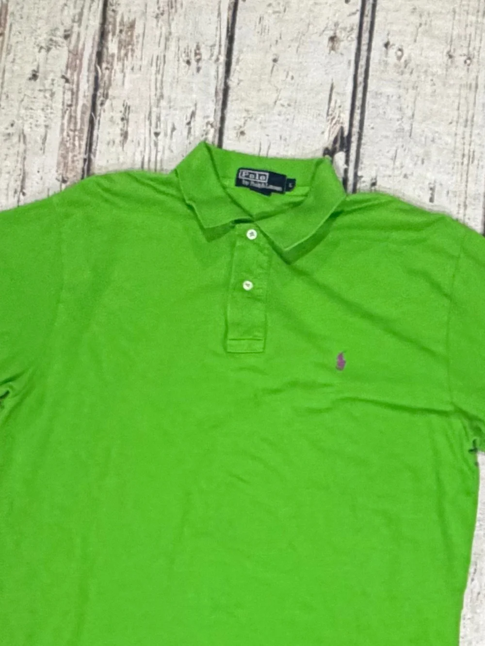 Polo Ralph Lauren Lime Green Men's Golf Tennis Preppy Shirt